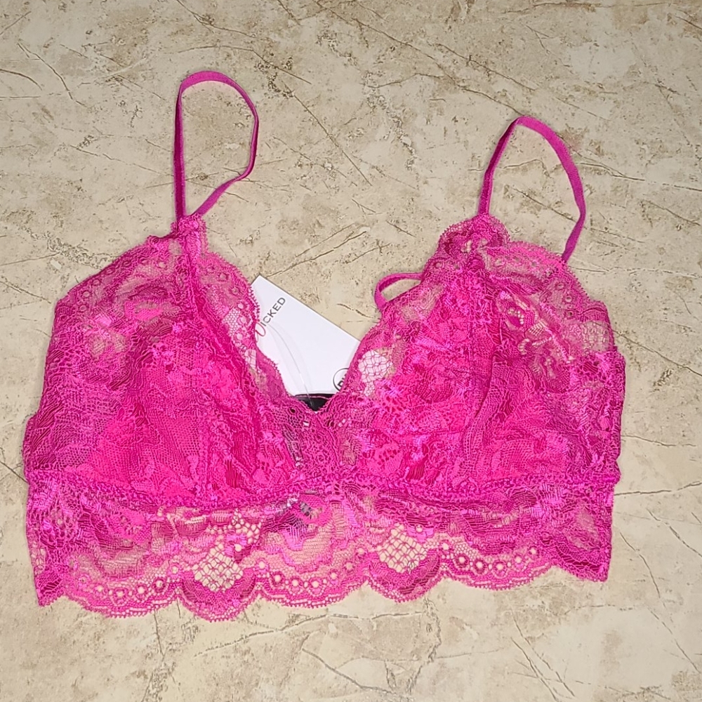 Hot Pink Lana Bralette